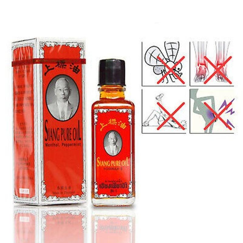 Siang Pure Масло красное 25cc от болей в мышцах, суставах и мигрени