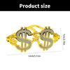 Смешные очки в форме знака доллара, party sunglasses для взрослого, день рождения, Хэллоуин, фотография
