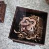 Square Zinc Alloy Incense Burner with Pedestal – Modern Aromatherapy Decor & Gift