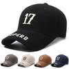The New Number 17 Embroidered Men and Women with the Baseball Cap Sunscreen Sunscreen Hard Top Korean Tide Duck Tongue Hat