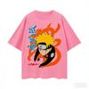 Anime Naruto 9tailed Naruto Printed Comfortable Casual Unisex and Women Tshirt pure cotton Breathable Streetwear Tshirt