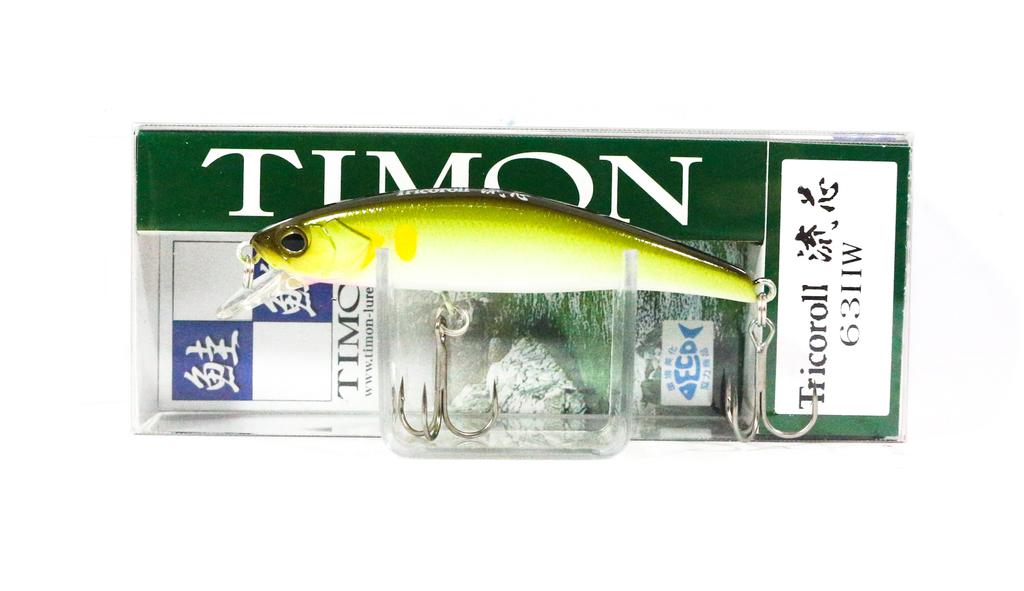 Jackall Timon Tricoroll Ryushin 63 HW Тонущая приманка Pearl Ayu (1297)