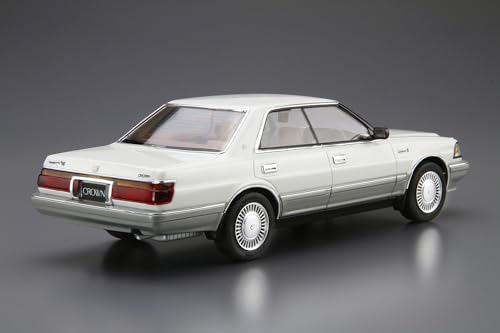 Aoshima Bunka Kyozai 1/24 Серия Модель Автомобиля №. 87 Toyota UZS131 Crown Royal Saloon G '89 Пластиковая модель автомобиля (Автомобиль)