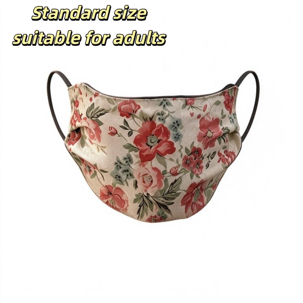 Fleece Winter Neck Warmer Lengthen Windproof Scarf Flower Cold-Proof Scarf Cycling