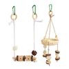 Игрушка-подвеска Parrot Swing Funny Logs Rattan Balls Cotton Rope Bird Corn Husk Swing Toy для зяблика