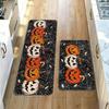 40*60+40*120cm Halloween Horror Kitchen Mat Set of 2 – Absorbent & Oil-Proof Non-Slip Floor Mats, Easy-Clean Spooky Decor for Home Entryway