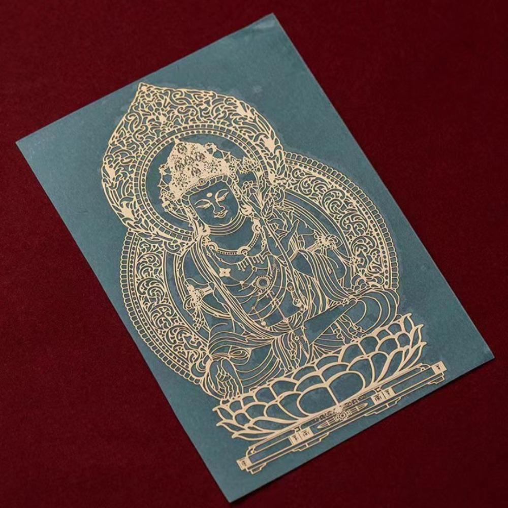 Lucky Charm Mobile Phone Sticker Chinese Zodiac Phone Case Stickers DIY Buddhist Sticker Phone