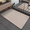 Wood Grain Carpet Diatomaceous Earth Non-Slip Mat Bathroom Absorbent Mat Quick-Dry Foot Mat Door Mat