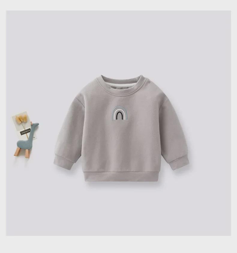 Stylish Baby Casual Round Neck Sweater for Boys & Girls - Autumn Pullover