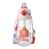 Water bottle Children's cute cartoon water cup Tritan food grade high value double drink student travel straw portable kettle