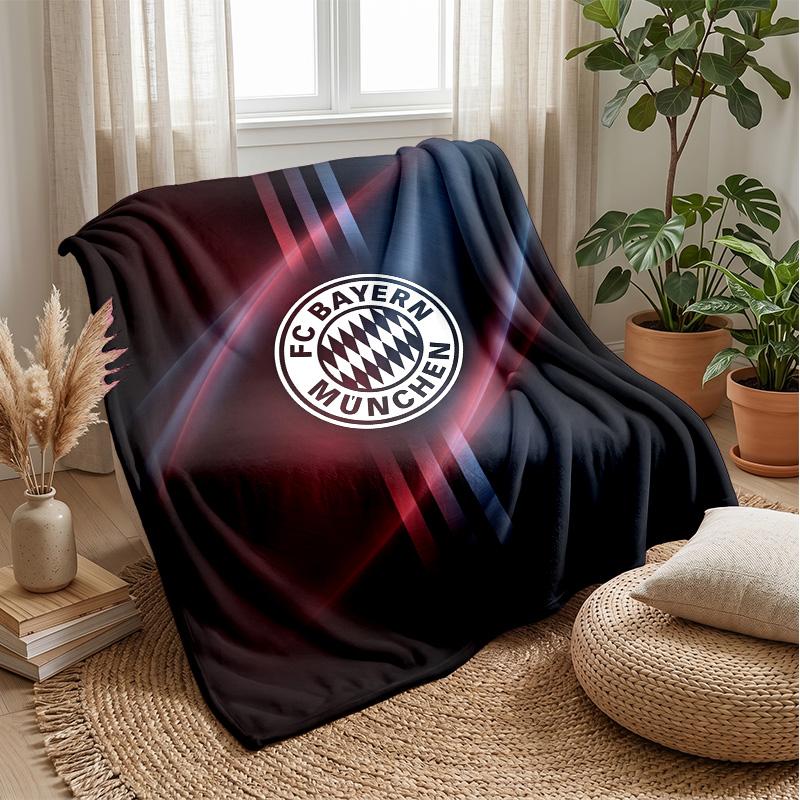 Bayern Munich Soft Flannel Fleece Blanket Lightweight Cozy Warm Throw Blanket For Sofa Bed Home Decor