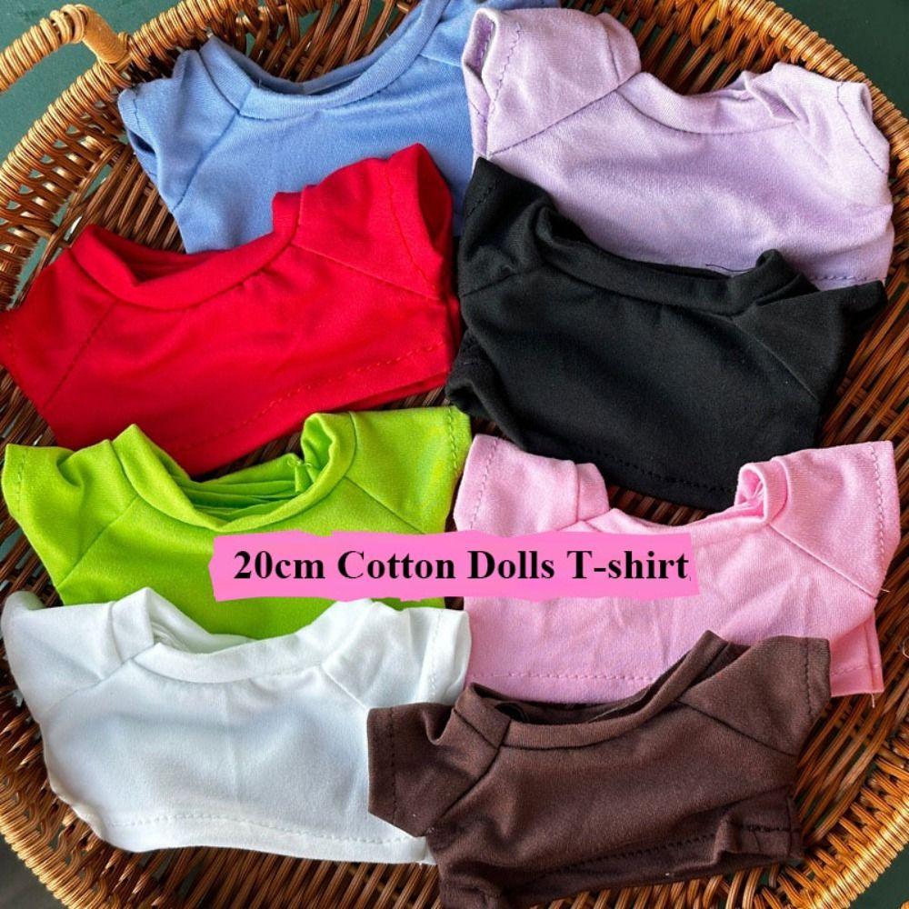 Эластичная 20 см кукольная одежда модный стиль мини одежда футболки свитера хлопковые мягкие куклы