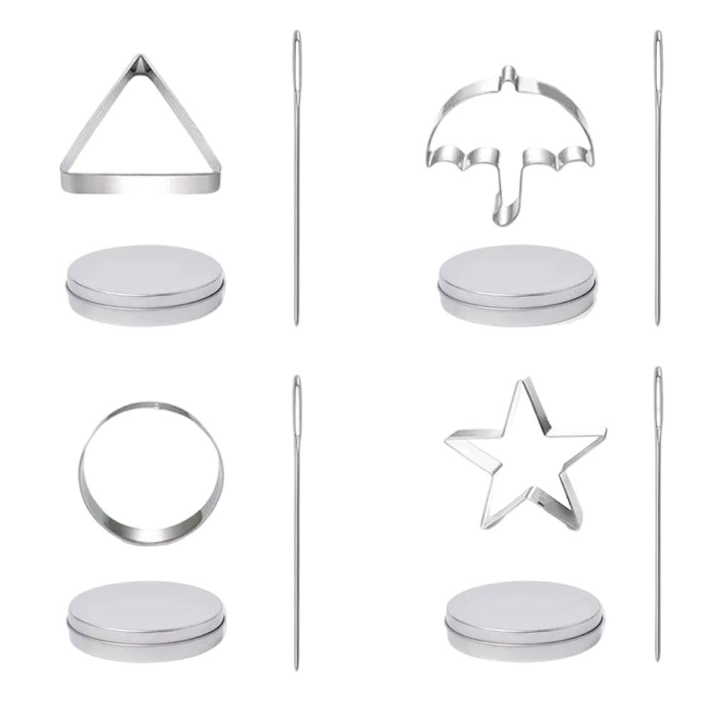 12pcs/set Squid Sugar Cookie Cutter Multifunction Interesting Korean Cookies Game Tools Perfect Gift for Party Candy Game Molds