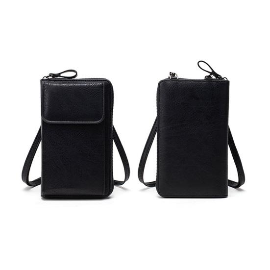 Women's Mobile Phone Bag Crossbody Wallet with Long Strap Small Shoulder Bag with Multiple Compartments for Daily Outings Travel Streets