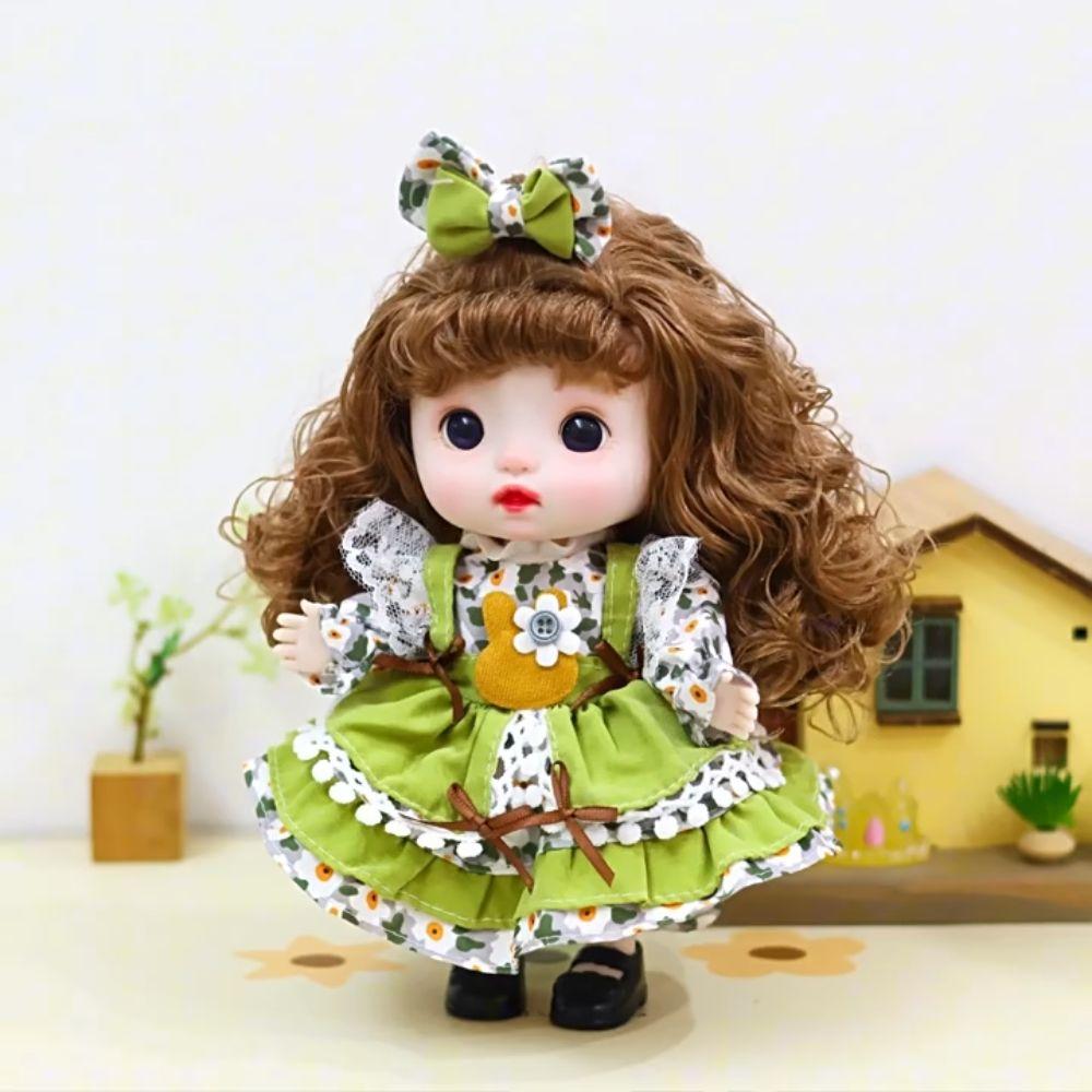 Красивое 1/6 BJD подвижное шарнирное тело куклы Каваи большая голова кукла с волосами Дети