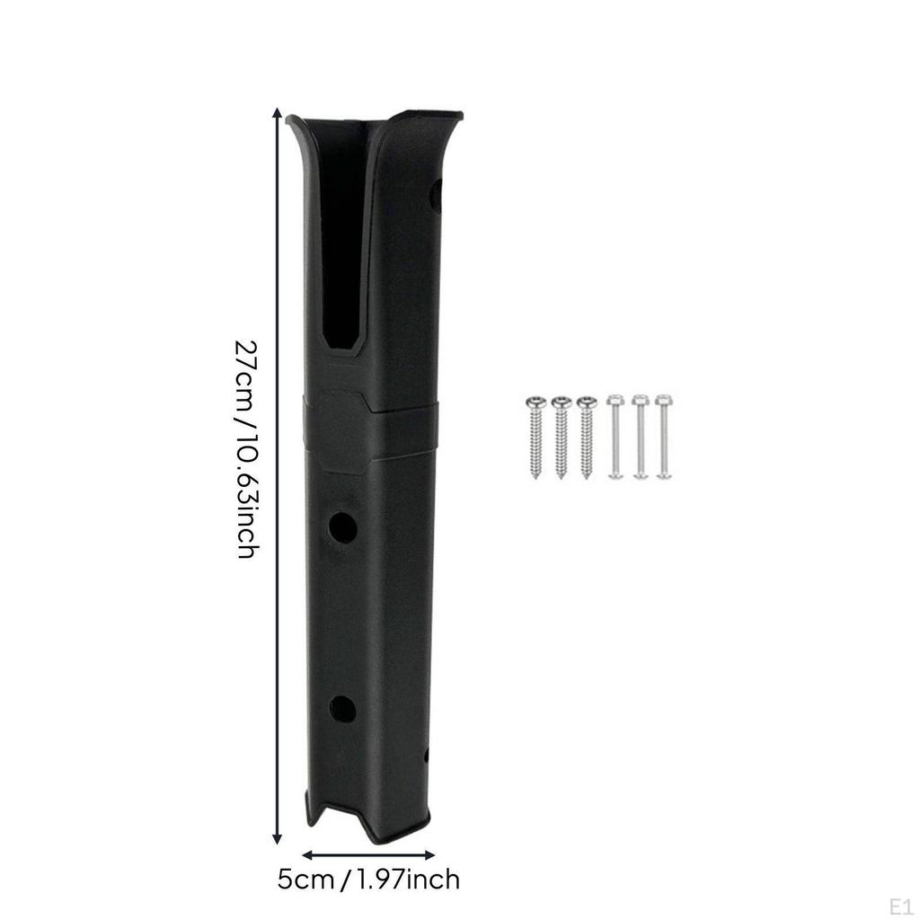 Single Tube Rod Holder Portable Fishing Pole Bracket Easy Installation Boat Rack for Boaters,