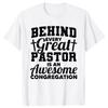 Funny This Pastor Has An Awesome Congregation Women T Shirts Bible Jesus Christian God Short Sleeve Birthday Gifts Men T-shirt