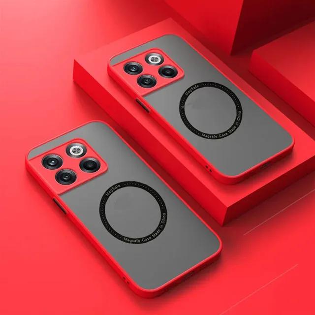 Для Magsafe Роскошный силиконовый чехол для телефона для Oneplus 12 11 9 R RT 8 7 10 10T Pro Магнитная крышка для беспроводной зарядки