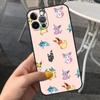 Противоударный чехол для телефона Apple iPhone 14 11 13 12 Pro Max 7 8 6 6S 14 Plus XR X XS max SE Soft Fundas Pokemon Gengar Eevee Art