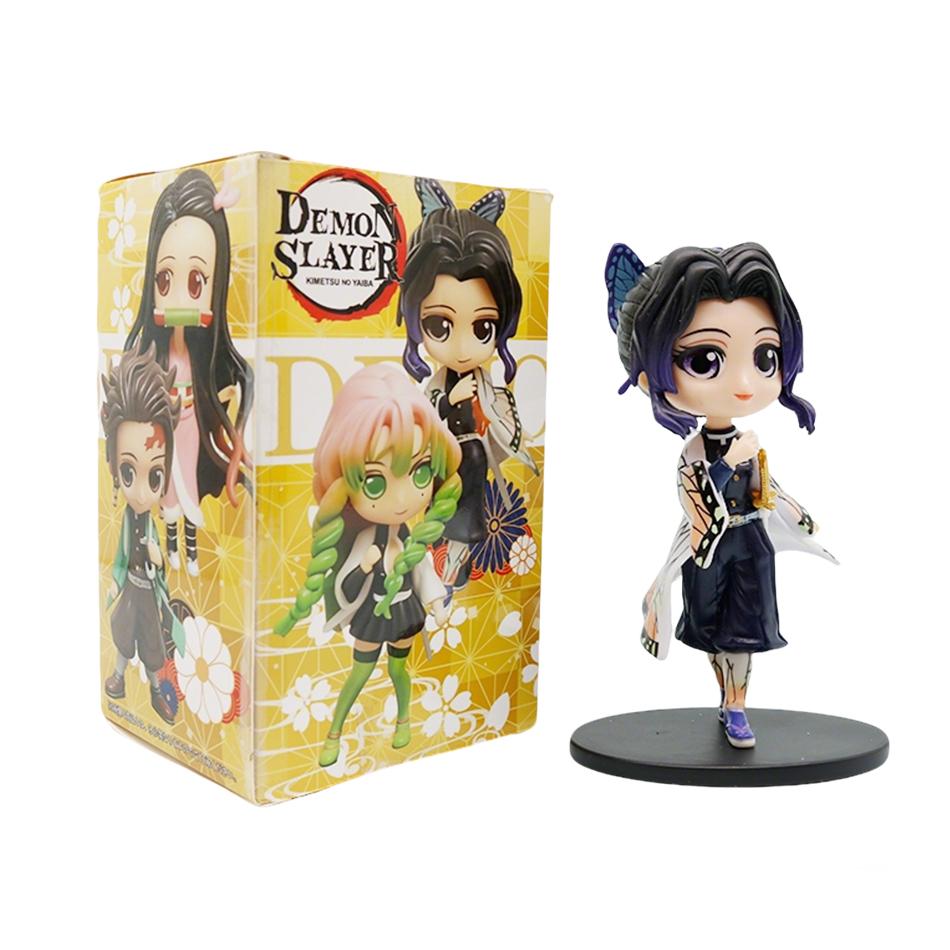 Новое аниме 13 см, фигурка убийцы демонов Nezuko Tanjirou Zenitsu Inosuke Kyoujurou Giyuu Kawaii Qposket, модель из ПВХ, игрушки, подарок для детей