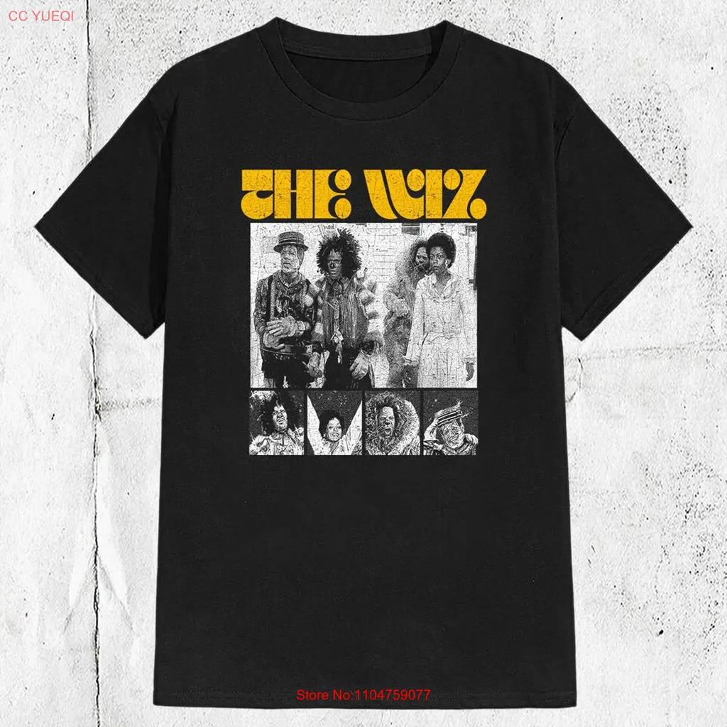 70s The Wiz Musical Movie T shirt vintage Washed fashion homme Soft Top For Everyday Wear Versatile streetwear graphic Slightly