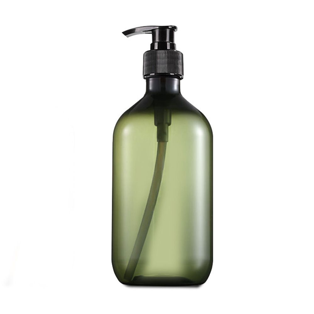 500ML Pressed Pump PET Plastic Foam Empty Shower Gel Refillable Bottles Lotion Shampoo Bottles