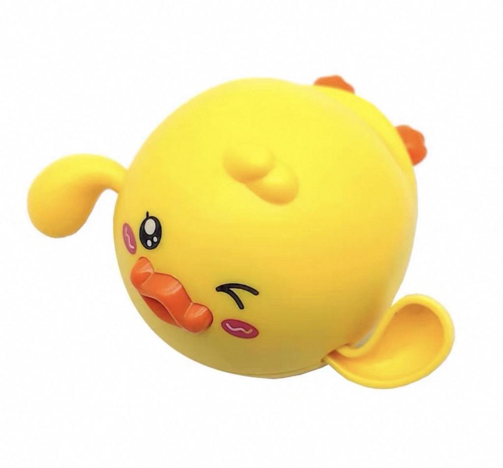 Заводные игрушки для ванной: Желтая утка и черепаха рыба-клоун для детей