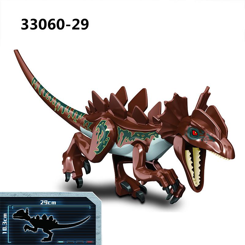 28 см Огромный Раптор Карнотавр Строительные блоки Динозавр Кирпичи Тираннозавр T-Rex Собрать Детские игрушки Детский подарок Рождественские подарки