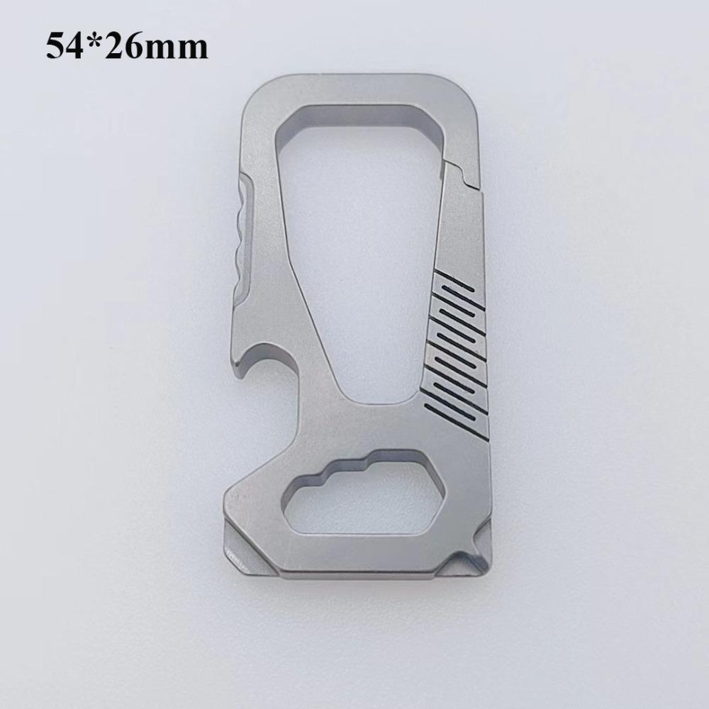 Super Lightweight Titanium Key Rings Portable Keychains Buckle Pendant  Outdoor Tool