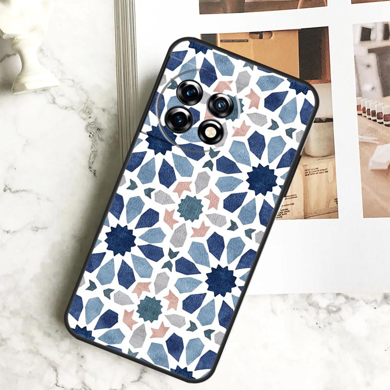 Чехол Moroccan Tile для OnePlus 11 12 12R 9 10 Pro 10R 9R 8T 10T Nord CE 2 3 Lite 2T N10 N20 N30 CE4