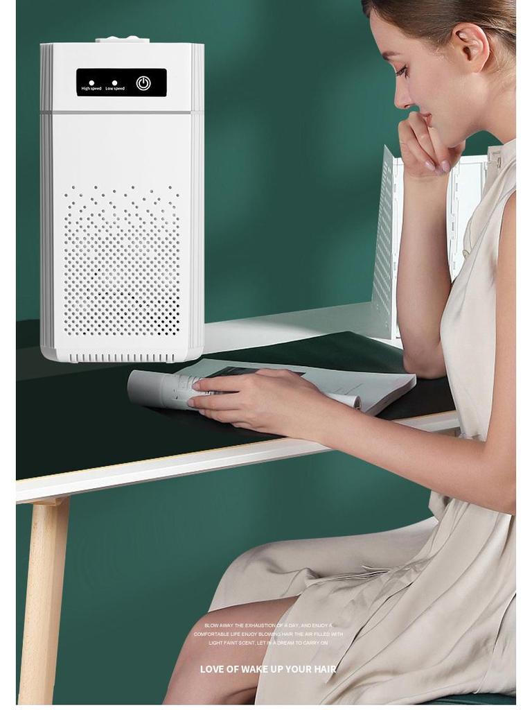Портативный USB очиститель воздуха с отрицательными ионами - Бесшумный настольный дезодоратор и удалитель формальдегида
