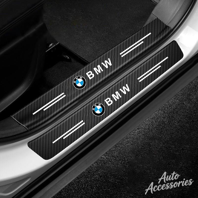 Car Sill Strip Sticker Anti-scratch Protective Decorate Decal Accessories For BMW E39 E46 E90 E60 F10 F20 F30 F34 X1 X2 X3 X5 X7 NS1