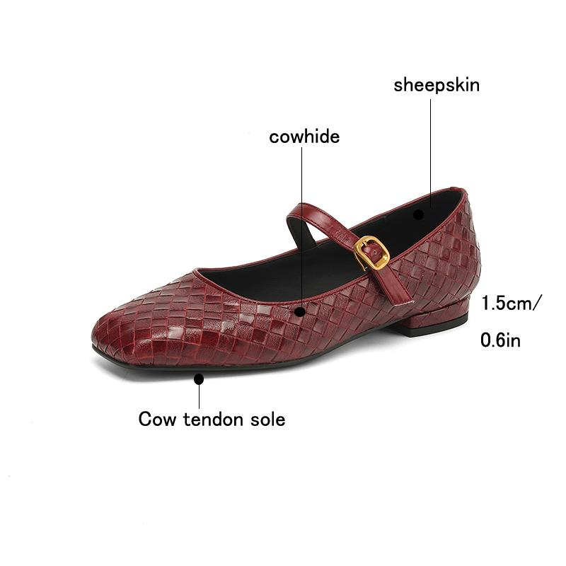 Модная женская обувь из натуральной кожи с принтом из коровьей кожи, квадратным носком, металлической эластичной пряжкой на ремне, на низком каблуке, большого размера, туфли Мэри Джейн