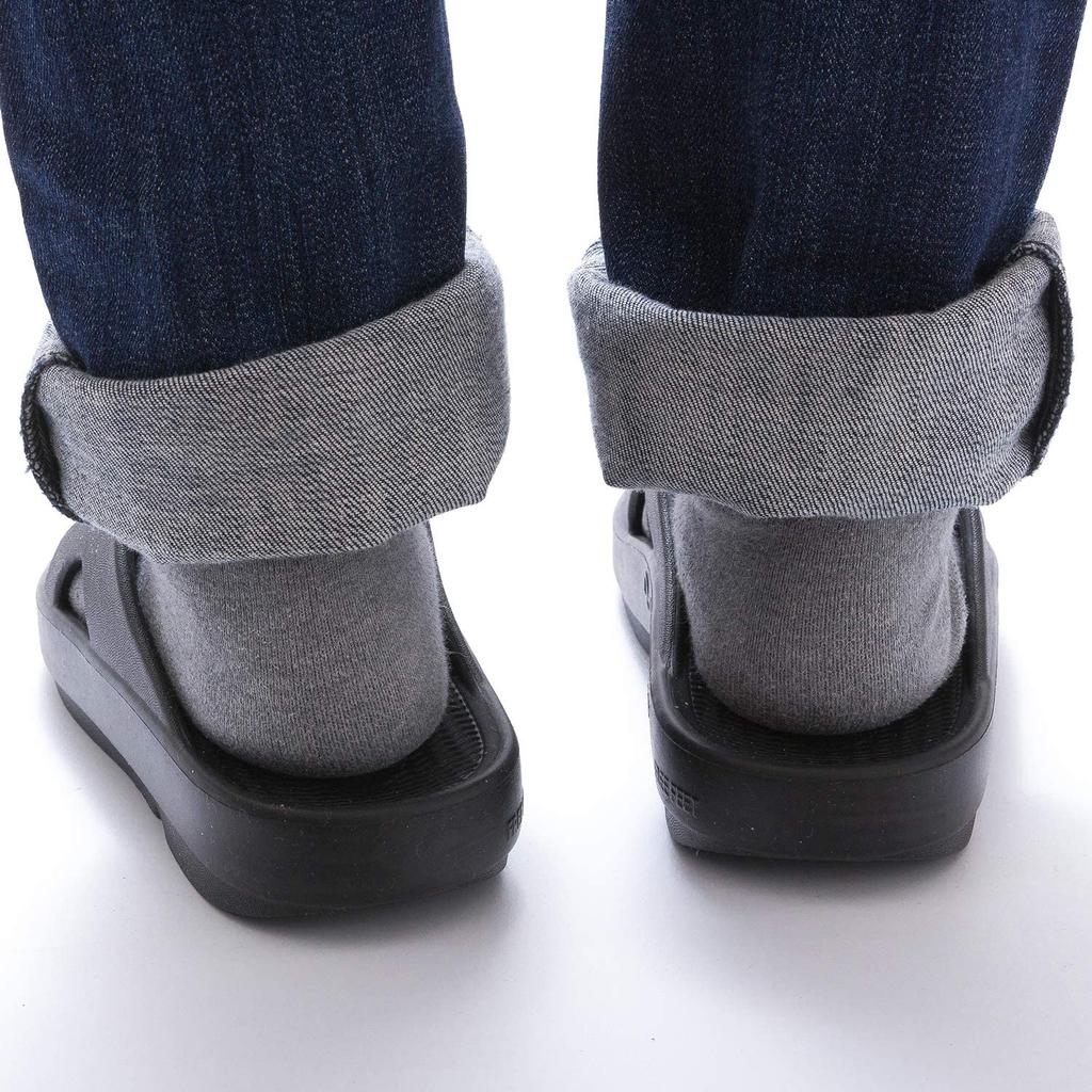 Толщина подъема стопы см [КУРОО] Тапочки, Сандалии, Релиз, Поддержка, Подошва, Унисекс, Темно-синий, 26.0~27.5