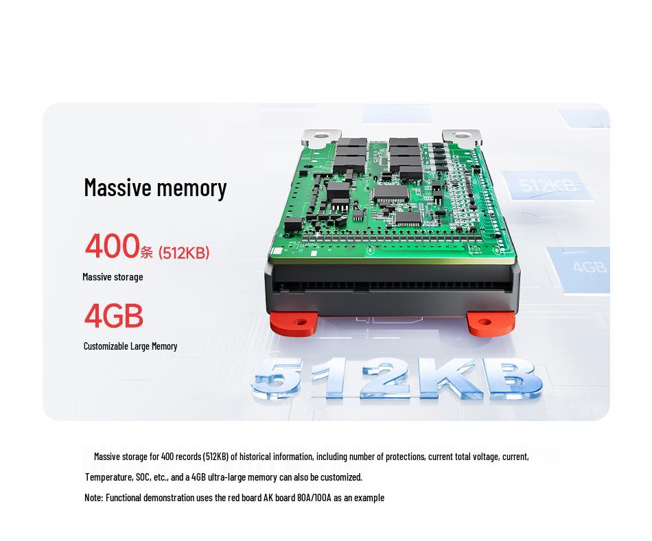 Dali Smart Bluetooth 100A Outdoor Power Supply: 4-24 String Series/Parallel Lithium Battery Protection Board