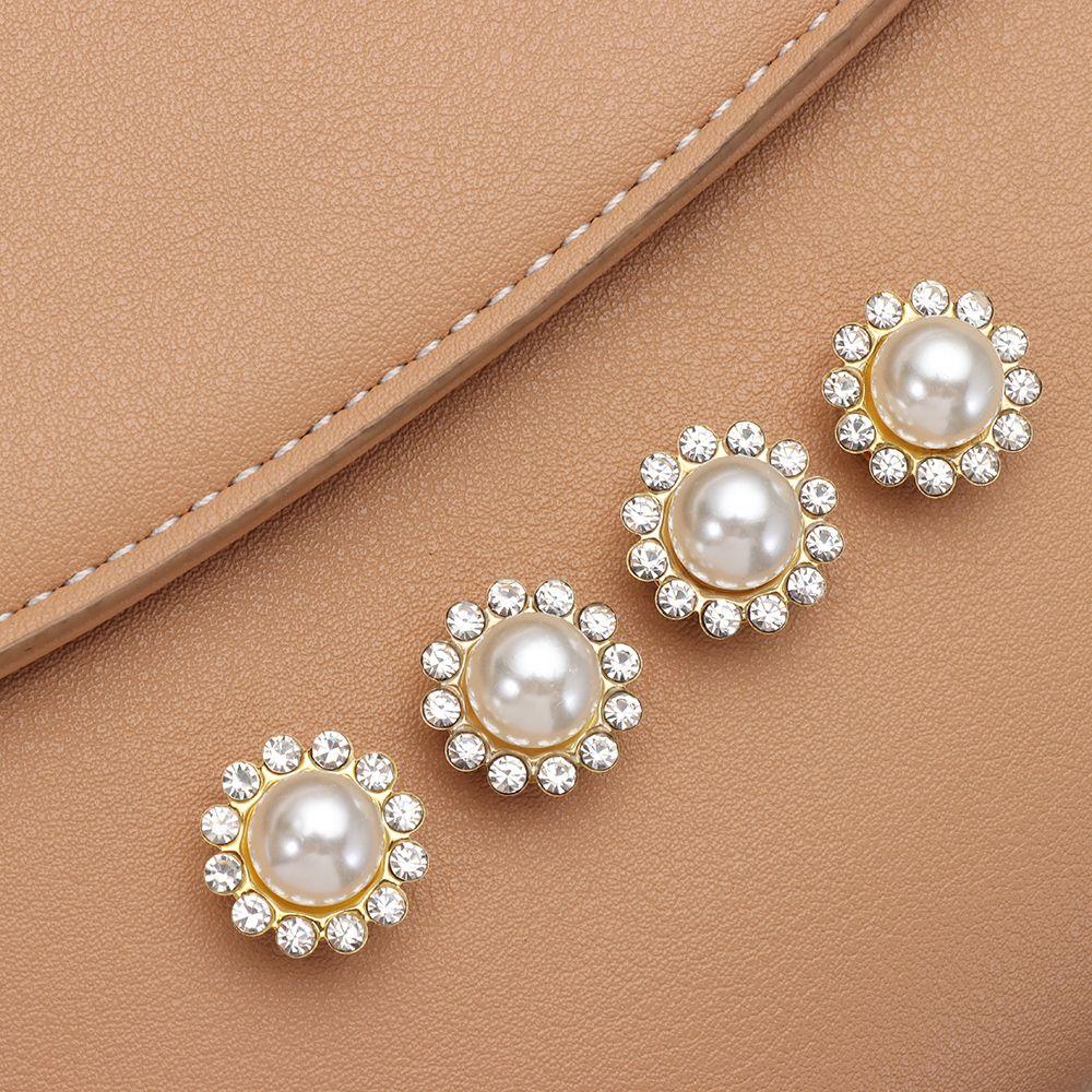 Шитье одежды, свадебное платье, пуговицы с кристаллами и жемчугом, аксессуары для шляп, пуговицы со стразами, заколки для волос с жемчугом