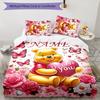 3pcs Winnie6 Cover Set - Personalized Name, HD Printed Bedding with 1 Cover and 2 Pillowcases - Perfect for Home Decor, Easy Care