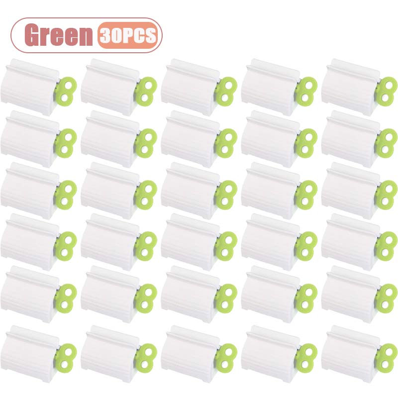 1-30 шт. Выдавливатель зубной пасты Ручной роликовый дозатор для ленивых людей Батарея не требуется Универсальная посадка для тюбиков