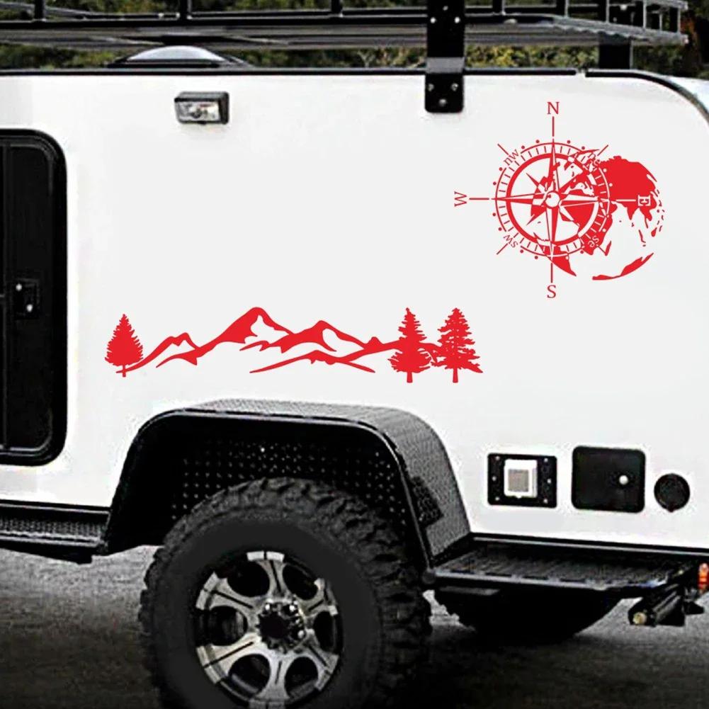 Универсальный красный водонепроницаемый кузов автомобиля кемпер автофургон грузовик украшение абсолютно новый автомобиль наклейка прочный Hote распродажа профессиональный