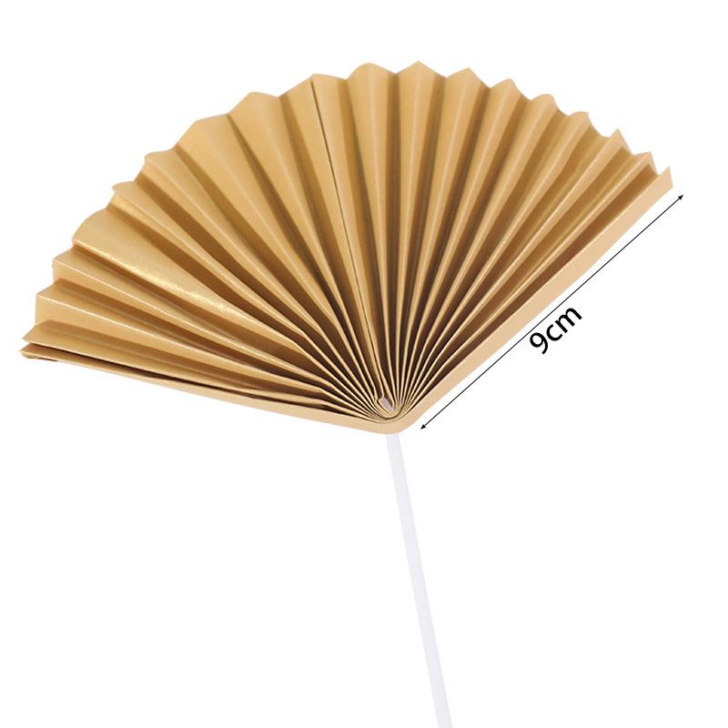 Топпер для торта на День Рождения Бога Долголетия Бабушки с веером из цветов сливы