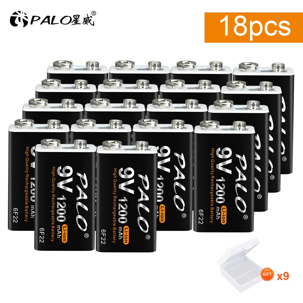 PALO 1200 мАч micro USB 9 В литий-ионная аккумуляторная батарея 6F22 9 В литий-ионная аккумуляторная батарея для модели радиоуправляемого вертолета микрофон игрушка