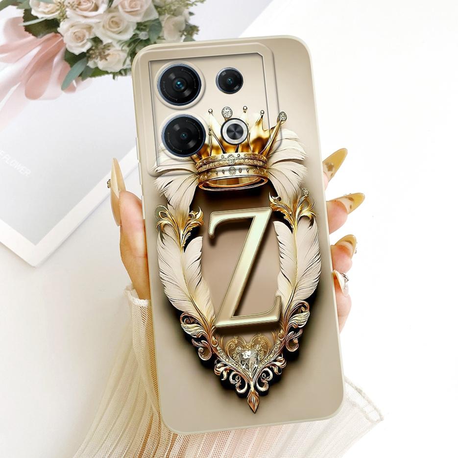 Для Infinix GT 10 Pro 5G Чехол X6739 Крутая Корона Буквы Чехол Мягкий Силиконовый Чехол для Телефона Для Infinix GT 10 Pro GT10Pro Fundas Coque