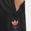 adidas Оригинальные спортивные брюки с манжетами и вышивкой логотипа Trefoil Flower Женские штаны Черные HP0081