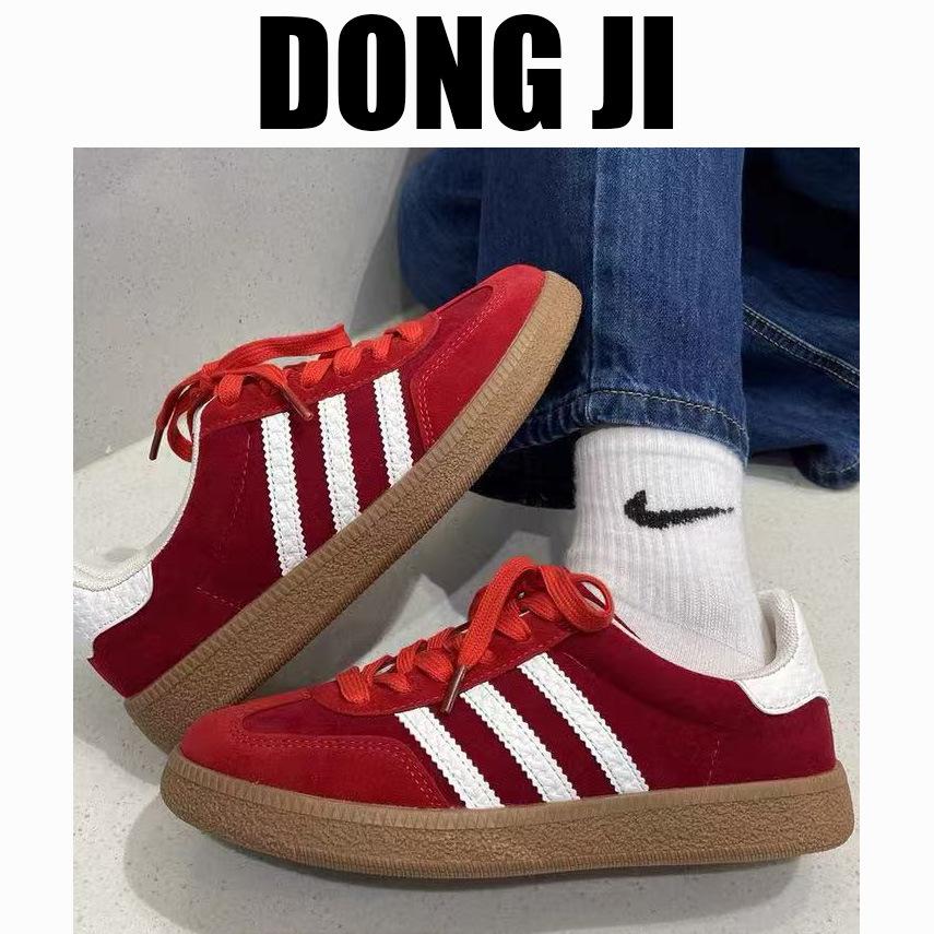 Женская обувь Dexun, корейская версия, мягкая кожа, обувь Forrest Gump, цветная женская обувь 2025 года, весна и осень, новая платформа, повседневная спортивная обувь