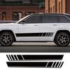 2 шт. Наклейки-полосы на боковые двери автомобиля Для Jeep Grand Cherokee Sports Виниловые наклейки Декоративные наклейки для тюнинга кузова Авто Аксессуары