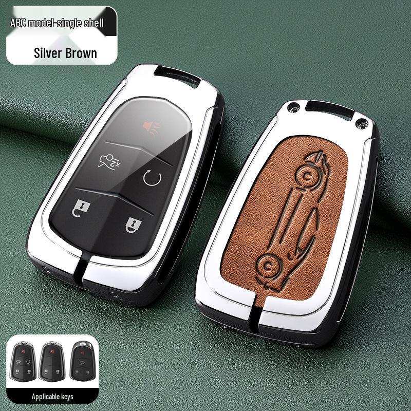 Премиальный металлический чехол для ключа Cadillac XT5, CT5, XT4, XT6, CT6, XTS, ATSL, CT4