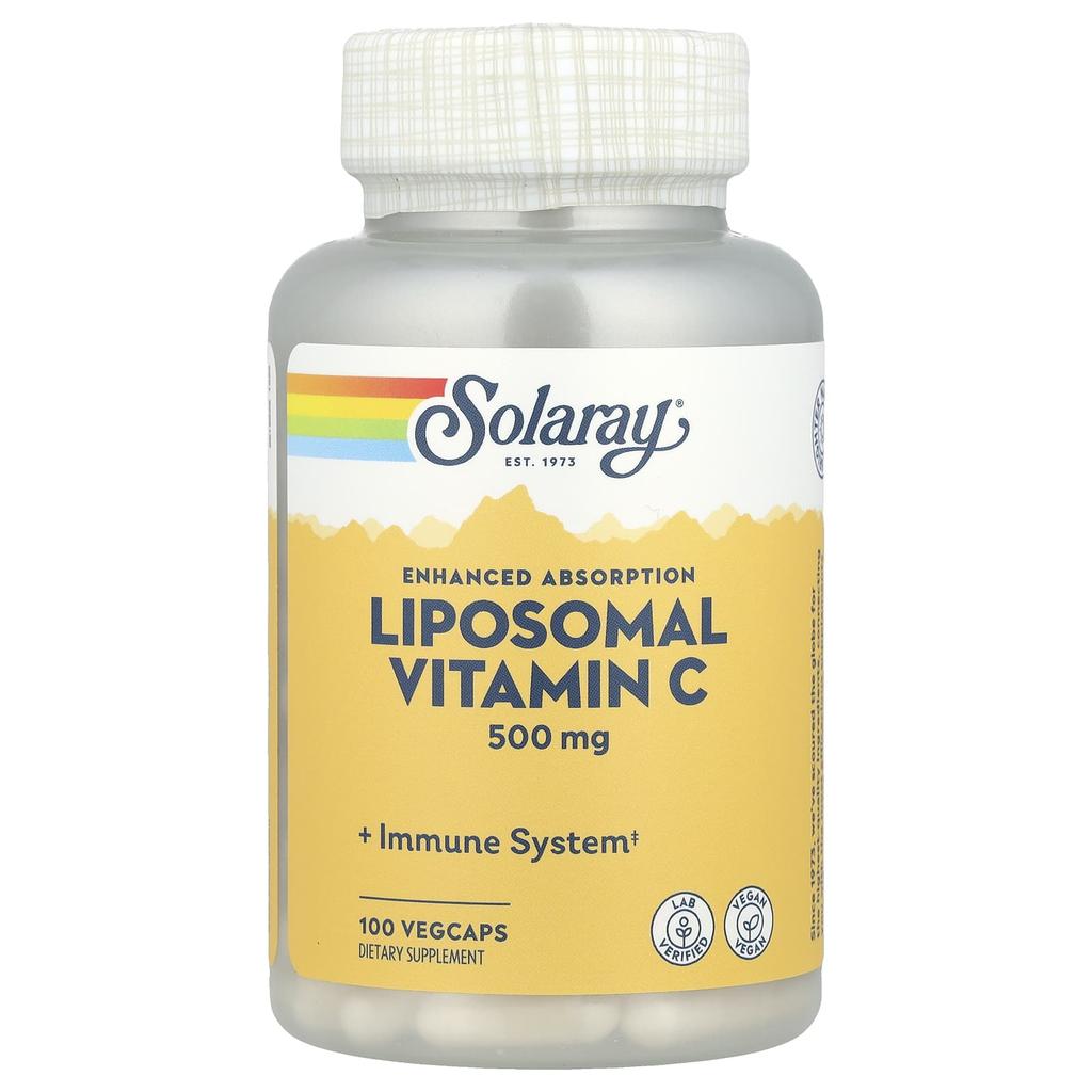 Liposomal Vitamin C, 500Mg, 100 Veggie Caps