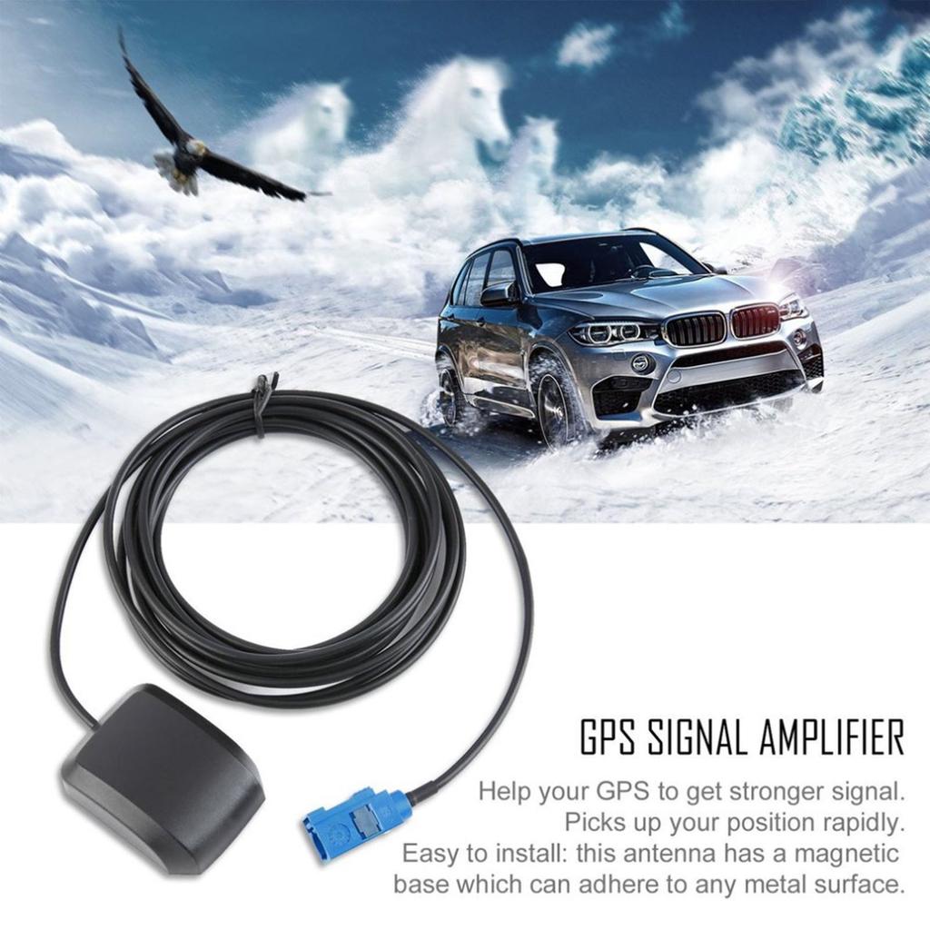 Car GPS Antenna SMA/ FAKRA-C Connector 1575.42 MHz GPS Receiver Auto Aerial Adapter For Car Navigation Night Vision Camera Playe
