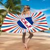 Montevideo Crest Design Beach Towel, Quick-drying, Easy to Care for, Suitable for Both Fitness and Beach Vacations,Sports Essential