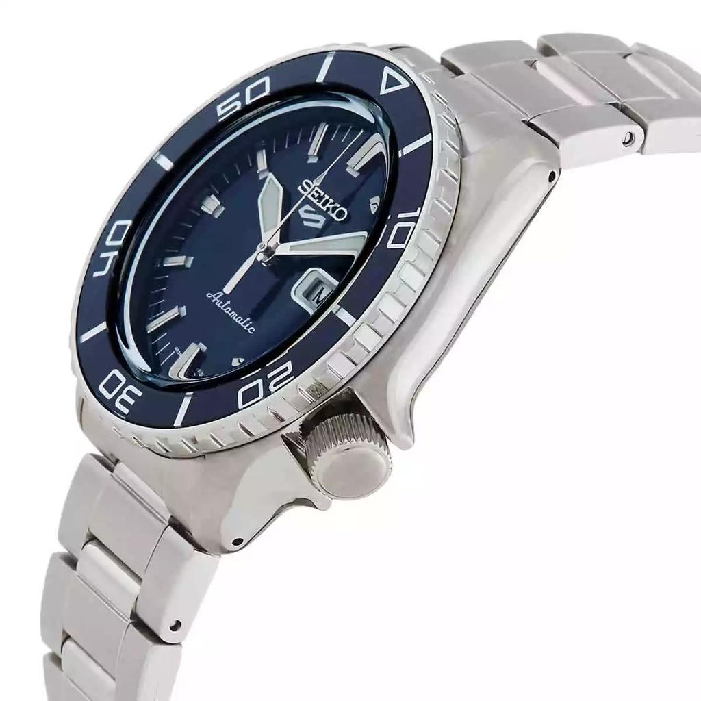 Seiko 5 Sports SKX Series Нержавеющая сталь Синий Sunray Dial Автоматические SRPK97K1 100M Мужские часы